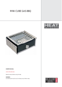 Handleiding HEAT Mini Cube Barbecue