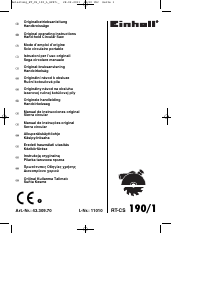 Használati útmutató Einhell RT-CS 190 Körfűrész