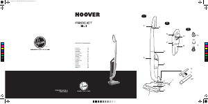 Návod Hoover FJ 180 B2 Freejet Vysávač