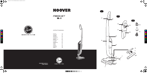 Bruksanvisning Hoover FJ 180 B2 Freejet Støvsuger