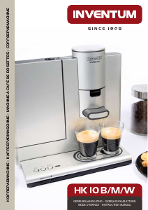 Manual Inventum HK10W Coffee Machine