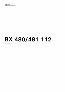 Manual Gaggenau BX480112 Forno