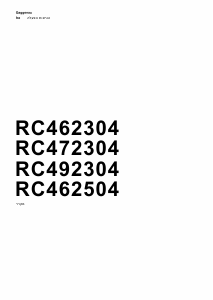 מדריך Gaggenau RC462304 מקרר