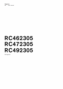 Handleiding Gaggenau RC462305 Koelkast