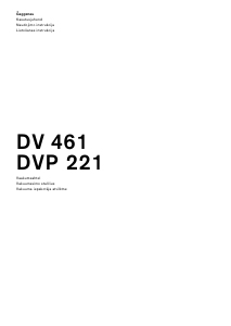 Rokasgrāmata Gaggenau DVP221100 Vakuuma iepakotājs