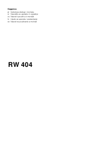 Priručnik Gaggenau RW404262 Ormarić za vino
