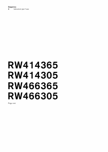 Manuale Gaggenau RW414305 Cantinetta vino