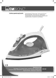 Manuale Clatronic DB 3105 Ferro da stiro