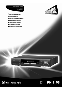 Manual Philips DVD750 DVD Player