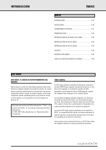 Manual de uso Philips DVD960 Reproductor DVD