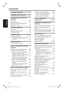 Manual de uso Philips DVDR3300H Reproductor DVD