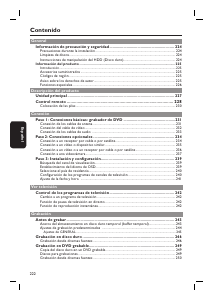 Manual de uso Philips DVDR3360H Reproductor DVD