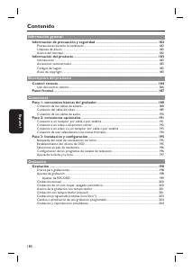 Manual de uso Philips DVDR3380 Reproductor DVD