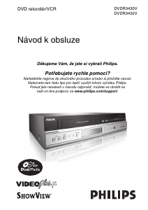 Manuál Philips DVDR3430V Přehrávač DVD