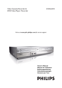 Manual Philips DVDR630VR DVD Player