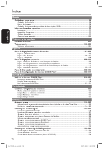Manual Philips DVDR7300H Leitor de DVD