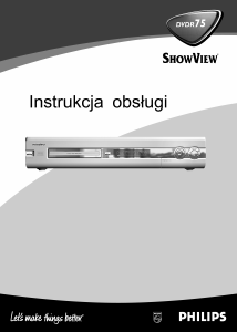 Instrukcja Philips DVDR75 Odtwarzacz DVD