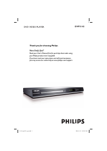 Manual Philips DVP3142 DVD Player