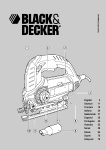 Käyttöohje Black and Decker KS950SLW Kuviosaha