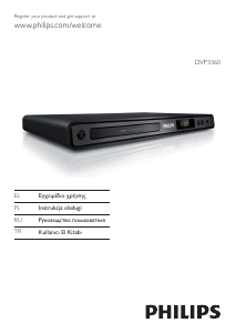 Bedienungsanleitung Philips DVP3360 DVD-player