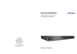 Rokasgrāmata Philips DVP5996K DVD atskaņotājs