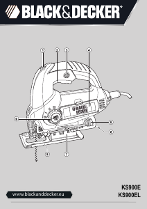 Mode d’emploi Black and Decker KS900EL Scie sauteuse