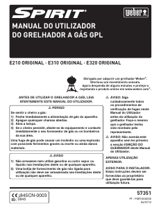 Manual Weber Spirit Original E320 Grelhador