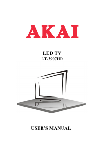 Handleiding Akai LT-3907HD LED televisie