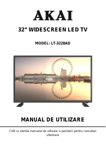 Manual Akai LT-3228AD Televizor LED