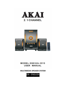 Handleiding Akai SS032A-3515 Luidspreker