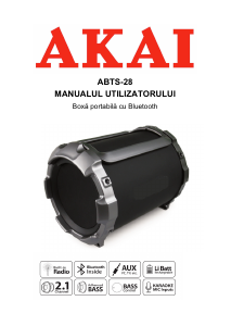 Manual Akai ABTS-28 Difuzor