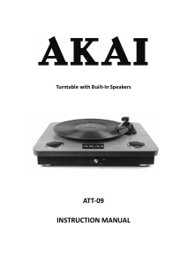 Manual Akai ATT-09 Platan