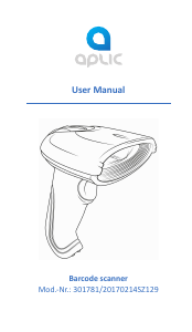 Handleiding Aplic 301781/20170214SZ129 Barcode scanner