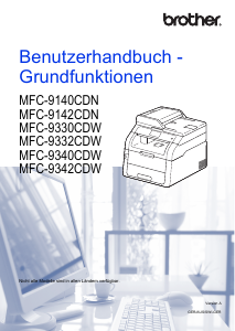 Bedienungsanleitung Brother MFC-9342CDW Multifunktionsdrucker