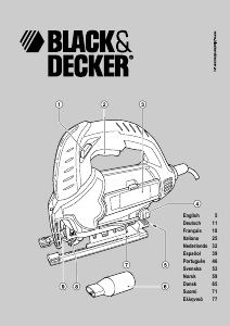 Bedienungsanleitung Black and Decker KS800EW Stichsäge