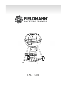 Manual Fieldmann FZG 1004 Barbecue