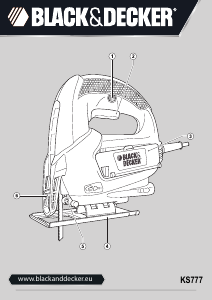 Bedienungsanleitung Black and Decker KS777 Stichsäge