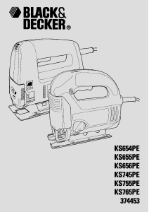 Bedienungsanleitung Black and Decker KS755PE Stichsäge