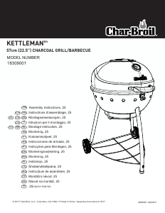 Mode d’emploi Char-Broil 18309001 Kettleman Barbecue