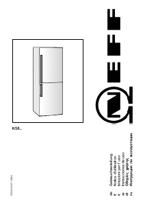 Handleiding Neff K5895X4 Koel-vries combinatie