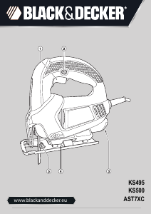 Bedienungsanleitung Black and Decker KS500 Stichsäge