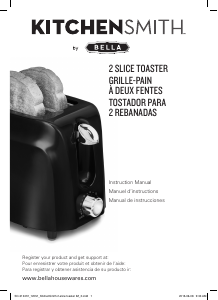 Manual Kitchensmith 12051 Toaster
