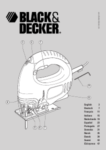 Εγχειρίδιο Black and Decker KS480PE Σέγα