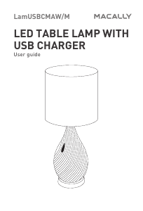 Handleiding Macally LAMPUSBCMAM Lamp