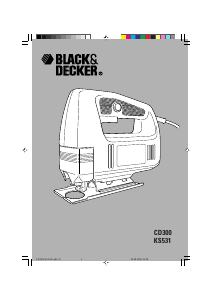 Manuale Black and Decker CD300 Seghetto alternativo