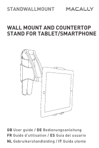 Mode d’emploi Macally STANDWALLMOUNT Support mural