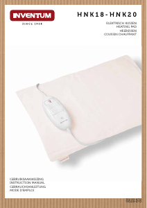 Manual Inventum HNK18 Heating Pad