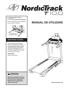 Manual NordicTrack T10.0 Banda de alergare