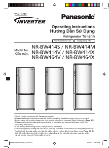 Handleiding Panasonic NR-BW414V Koel-vries combinatie