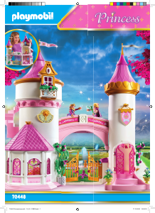 Manual Playmobil set 70448 Fairy Tales Castelo das princesas